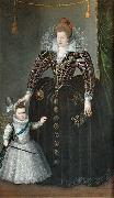 Charles Martin Portrait of Maria de' Medici and her son Louis XIII oil on canvas